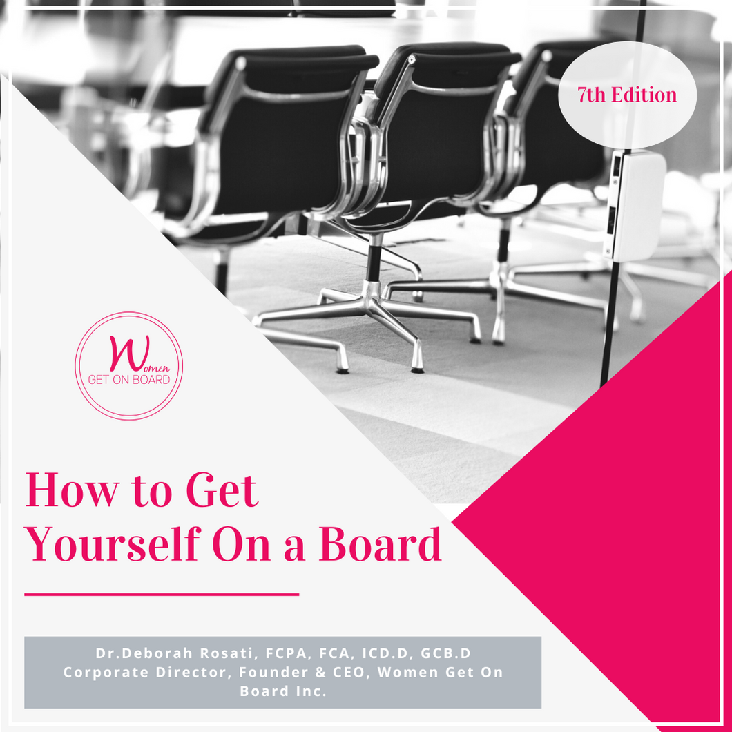 How to Get Yourself On a Board (Seventh Edition)