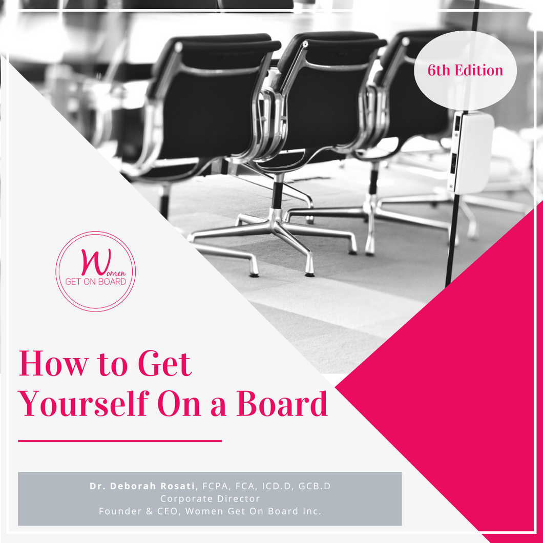How to Get Yourself On a Board (Sixth Edition)
